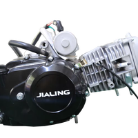 JIALING Air Cooled Motorcycle Engines 125CC Cylinder Volume Motorcycle Accessories Double Cylinder Electric Foot Starter System