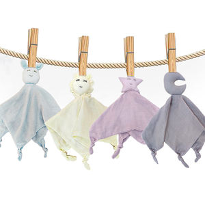 Mouchoir à suspendre personnalisé de dessin animé, jouets de salive, serviette de couette pour bébé, serviette en peluche animaux jouets - Product Image 6