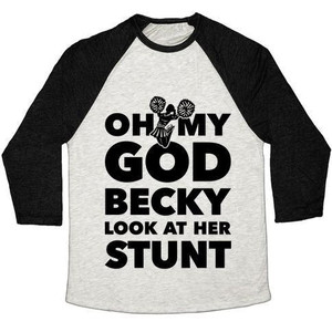 Oh My God Becky Look at Her Stunt Camiseta de béisbol unisex de mezcla triple - Product Image 3