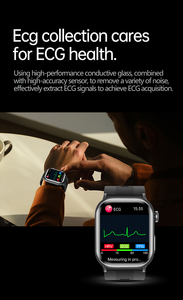 Jam Tangan Pintar TK66 Terbaru 2025 dengan Layar AMOLED <span class=keywords><strong>2</strong></span>,06 inci, NFC, Panggilan Darurat SOS, ECG, Kesehatan, Airbag, Pengukur Tekanan Darah untuk Pria - Product Image 5