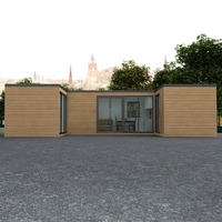 Maison de maison amovible en forme de U, montage facile, nouveau design maison de vacances, installation facile