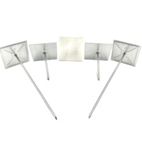 Pins d'isolation autocollants de 2-1/2 pouces avec rondelles autobloquantes assorties