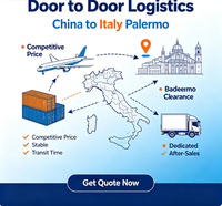 Logistique aérienne porte-à-porte Italie-Palermo, transit rapide, fret réduit, dédouanement et assistance après-vente 24h/24 et 7j/7