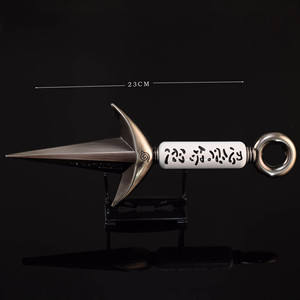 Kunai de Anime de 23 cm, Dios del Trueno Volador Ninja, Aleación de Zinc Metálica (Estilo de 4.ª Generación), Decoración Coleccionable para Escritorio, Accesorio de Cosplay, Regalo - Product Image 4
