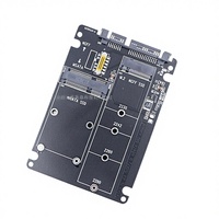 Carcasa Externa para Disco Duro SSD M2 a SATA3, Adaptador de Puerto Serial NGFF/mSATA, Tarjeta Adaptadora de Doble Uso, Dos en Uno, en Stock