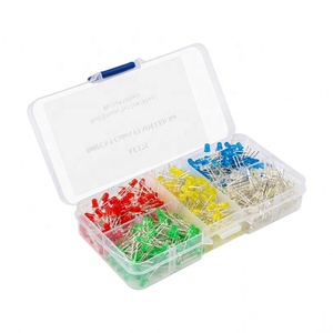 Kit de diodos surtidos de 500 piezas de luces LED de 5 mm, blanco, amarillo, rojo, azul y verde - Product Image 2