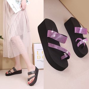 Sandalias de Plataforma con Tacón de Cuña y Plantilla de Goma Antideslizante para Mujer, Moda Verano 2025, Punta Redonda - Product Image 4