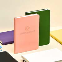 Libreta Personalizada con Logotipo Impreso, Tapa Dura Espiral, PU, Cuero Sintético, Estilo Kawaii Vintage, A5/A4/A6, 120 Hojas