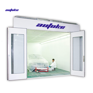 ตู้พ่นสีรถยนต์คุณภาพสูง AUTOKE <span class=keywords><strong>ATK</strong></span>-001 รับประกัน 1 ปี ได้รับการรับรองมาตรฐาน CE ระบบทำความร้อนด้วยไฟฟ้า ฉนวนกันความร้อนแบบ Rock Wool ไฟ LED ประหยัดพลังงาน - Product Image 2