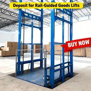 Draagbare hydraulische goederenlift, verticale vrachtlift, klein goederenplatform voor magazijn - Product Image 1