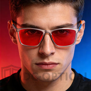 <span class=keywords><strong>Gafas</strong></span> de Juego con Estilo Deportivo TR90 Flexibles Más Vendidas, con Tinte Rojo, Antideslumbrantes y con Bloqueo de Luz <span class=keywords><strong>Azul</strong></span> para Compradores Globales - Product Image 2