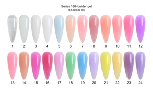 Gel de construction pour ongles Ellis de haute qualité, crémeux, effet aimant, 1 kg, Botter Monet's Garden, paillettes scintillantes, 30 couleurs, gel UV dur - Product Image 5