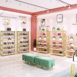 Exhibidores de Pie para Zapatos de Boutique, Exhibidores Comerciales para Minoristas, Exhibidores de Bolsos y Zapatos para Tiendas - Product Image 1