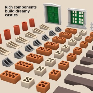 Nuevo modelo Unisex DIY ABS plástico 1:1 escala fantasía ciencia ficción tema pequeña casa arena Mesa modelo juguete edades 14 + 40 piezas pequeño - Product Image 3