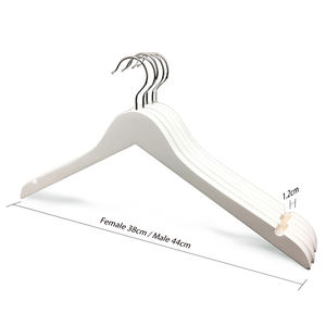 Perchas de Madera para Hotel con Garantía de Calidad, Producto Nuevo, Perchas de Madera Blancas con Logotipo Personalizado - Product Image 6