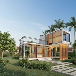 יחידות שינה מודרניות בצורת קפסולה - מלונות/בתים מכולות, בתים ניידים בצורת קפסולת חלל - Product Image 2