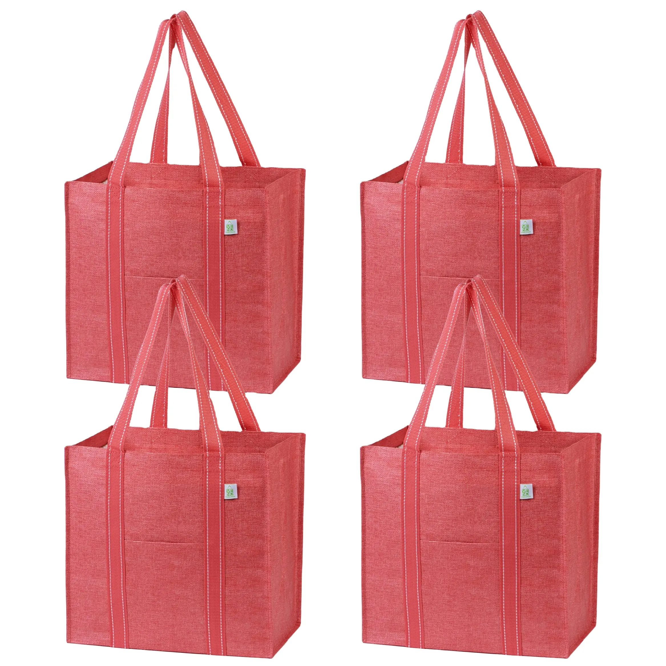 2024 New non-woven shopping bags and custom logo printed eco-friendly biodegradable recycled woven bag folding reusable non-wove