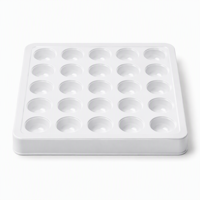 Plateau thermoformé en PET de 1 mm d'épaisseur, sur mesure pour l'emballage de composants électroniques, fournisseur en gros, en vrac