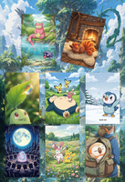YQ Wholesale Hot Selling Poke Cool and Exquisite Anime Art Board sealed Blind Box Collectible Qualita Fan Art Games Gift