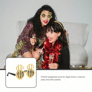 Gafas de Fiesta con Puntos, Divertidas y Creativas, Accesorios para Fotos de Cumpleaños, Decoración para Pasteles, Gafas de Sol con Espejo para Selfies, Accesorios para Fotografía - Product Image 4