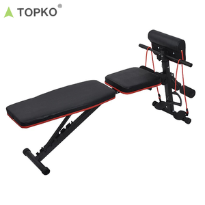 TOPKO Thiết Bị Tập Thể Dục Gym Tại Nhà Ghế Tập Tạ Gấp Gọn Ghế Tập Tạ Nâng Tạ Điều Chỉnh Được - Product Image 2