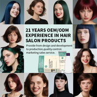 Tinte de color de cabello natural permanente profesional sin Peróxido de amoníaco y color de cabello sin amoníaco
