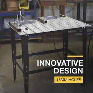 Mesa de Soldadura Industrial de Acero Resistente Personalizada OEM, Kit de 24 Herramientas para Soldadura y Fabricación de Metales, Acero de 1.5-2.5mm, GAR052 - Product Image 3