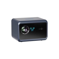Nouveauté : Mini projecteur intelligent Android 9 WiFi 6 HTP A66 720P avec 1500 lumens et son stéréo HIFI pour home cinéma