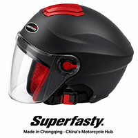 Casque Moto Ouvert Ultra PP Personnalisé avec Double Visière et Fermeture Rapide pour les Passionnés de Week-end - Vente en Gros