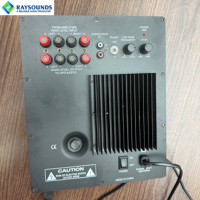 Módulo Amplificador de Placa para Subwoofer Activo de 220V, Transformador Toroidal, Placa Amplificadora de Bajos para Cine en Casa con Entrada de Alto Nivel