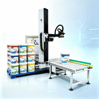 Robot palettiseur à colonne pour le palettisation de fûts de pigments avec palettiseur robotique à colonne et contrôle intelligent