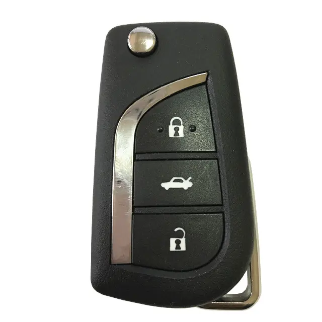 Раскладной ключ CN007112 OEM для автомобилей Toyota Aygo Avensis, 3 кнопки, 433 МГц, H-чип, часть № 89070 - 05090