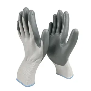 Industrielle Verwendung Profession elle Sicherheits arbeits handschuhe Nitril beschichtung shand schuhe Bau handschuh