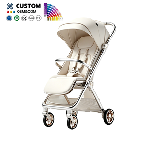 Fournisseur de poussettes pour bébés de premier plan, <span class=keywords><strong>poussette</strong></span> ultra-légère <span class=keywords><strong>avec</strong></span> siège haute et berceau sécurisé, certifiée EN - Product Image 1