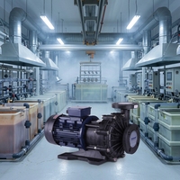 Pompe à entraînement magnétique sans fuite, modèle QSP, résistante aux acides, pour l'industrie des biocarburants, circulation chimique basse pression, transfert industriel 100%
