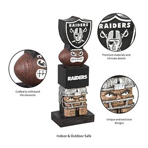Tim Olahraga Amerika Oakland Raiders Tiki Tim Sepak Bola Totem - Product Image 5