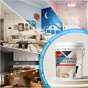 <span class=keywords><strong>Peinture</strong></span> murale intérieure liquide <span class=keywords><strong>couleur</strong></span> optionnelle à base d'époxy, pulvérisable, haute performance, revêtement pour maison - Product Image 3