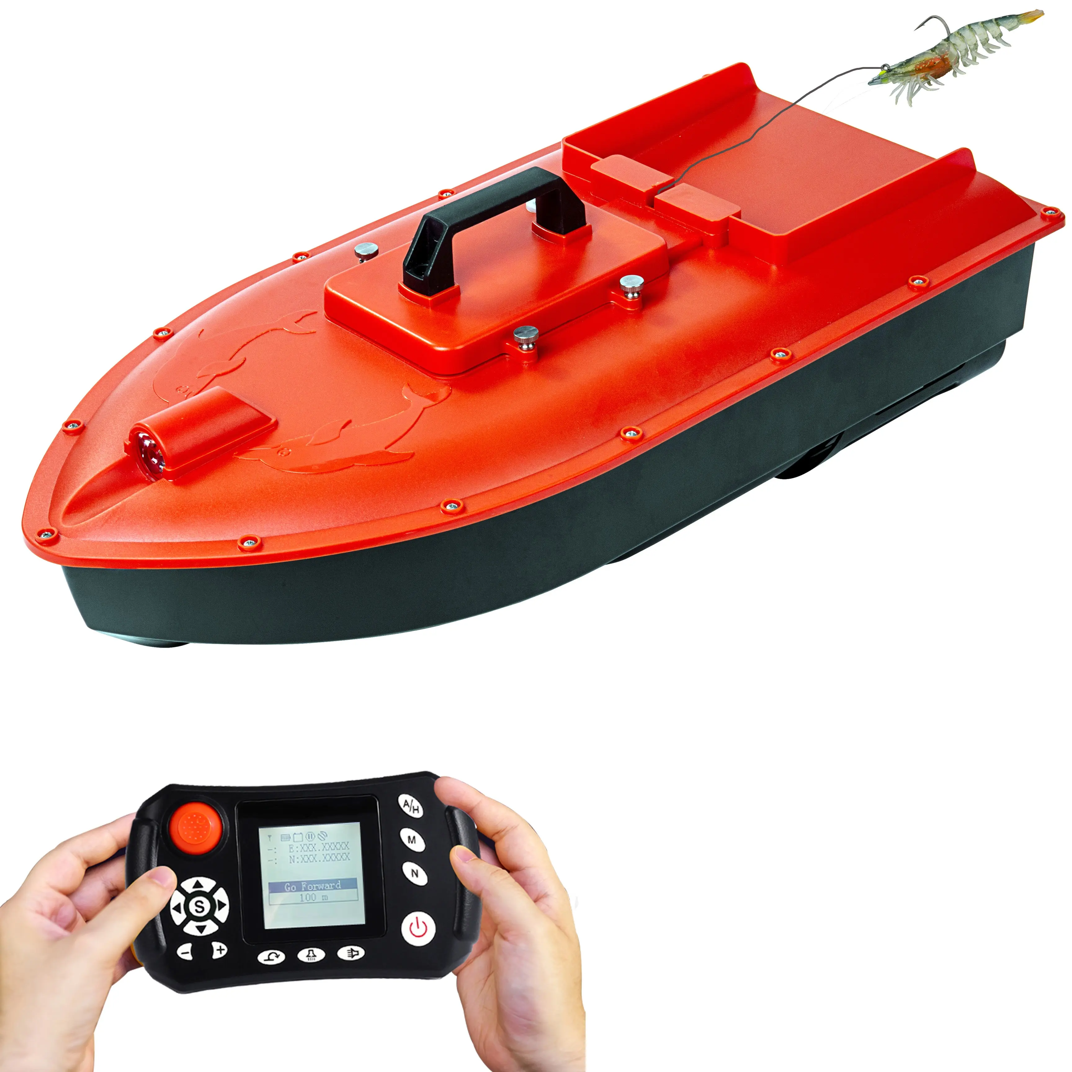 Jabo Dolphin 스마트 RC 서퍼 GPS 낚시 미끼 보트 미끼 라인 해제 핀 및 자동 조종 장치