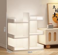 Meuble de rangement et étagère murale simple sur pied pour salon et bureau