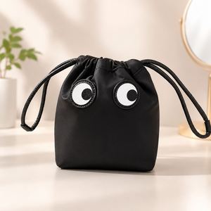 Custom Nylon <b>Drawstring</b> Pouch Cute Cartoon <b>Makeup</b> <b>Bag</b> Travel Storage <b>Bag</b> Mini Organizer Pouch Cosmetic <b>Bag</b> OEM ODM - Product Image 1