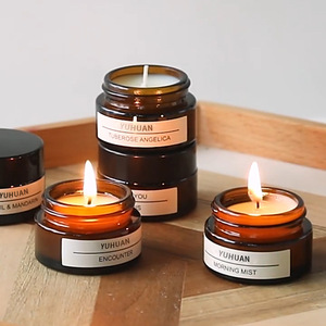 Yuhuan Scented Candles Travel Size Smokeless Odor Eliminating Home Fragrance - Product Image 1