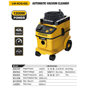 LM-<strong>XCQ</strong>-42L High Power Automatic Drywall Sanding Vacuum Cleaner Machine with Variable Speed for Home/factory - Product Image 2