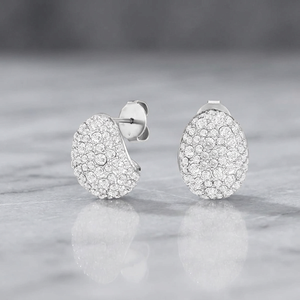 Pendientes de Aro Románticos de Moda con Circonitas y Baño de Oro de 18k para Mujer, Joyería de Tendencia al por Mayor, Logotipo Personalizado - Product Image 3