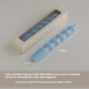 Velas Aromáticas Creativas Hechas a Mano al por Mayor, con Forma <span class=keywords><strong>de</strong></span> Espiral Larga, Velas Perfumadas Decorativas para el Hogar - Product Image 6