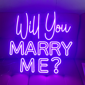 Letrero LED de Neón Personalizado '¿Te Casas Conmigo?' Más Vendido, Material ABS para Decoración de Autos, Edificios, Bares y Hospitales - Venta al Por Mayor - Product Image 5