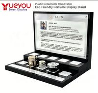 Expositor de Perfumes Personalizado de Lujo, Desmontable, Ecológico, con Retroiluminación LED y Luz de Audio, para Tiendas Minoristas