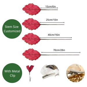 الاصطناعي زهرة اصطناعية كبيرة الديكور البونسيتة شجرة كبيرة بريق Poinsettias زهور عيد الميلاد - Product Image 3