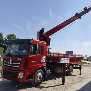 Le chariot élévateur Shaanxi SHACMAN est un véhicule élévateur à haute altitude d'une capacité de levage de 10 tonnes, 4*2, fabriqué en Chine - Product Image 1