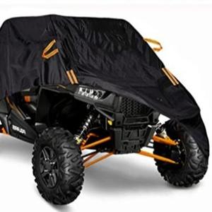 Funda para Vehículo Utilitario Polaris, Tela Oxford 300D, Negra, Impermeable, Protección Exterior, Apta para UTV Todoterreno - Product Image 2