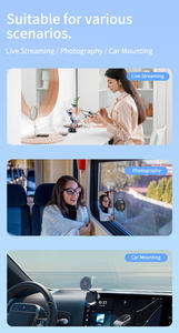 Support de téléphone de voiture à aimant puissant de bonne qualité en alliage d'aluminium de luxe Support de téléphone pour <span class=keywords><strong>tablette</strong></span> de voiture Mur de <span class=keywords><strong>verre</strong></span> Téléphone portable - Product Image 6